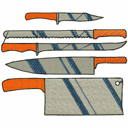 Kitchen And Tools Equipment Embroidery Design 5 Kitchen And Tools Equipment Embroidery Design 5